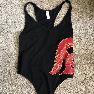 USC TROJANS American Apparel Bodysuit